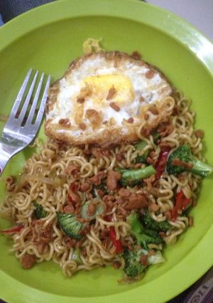 Foto resep Mie goreng brokoli