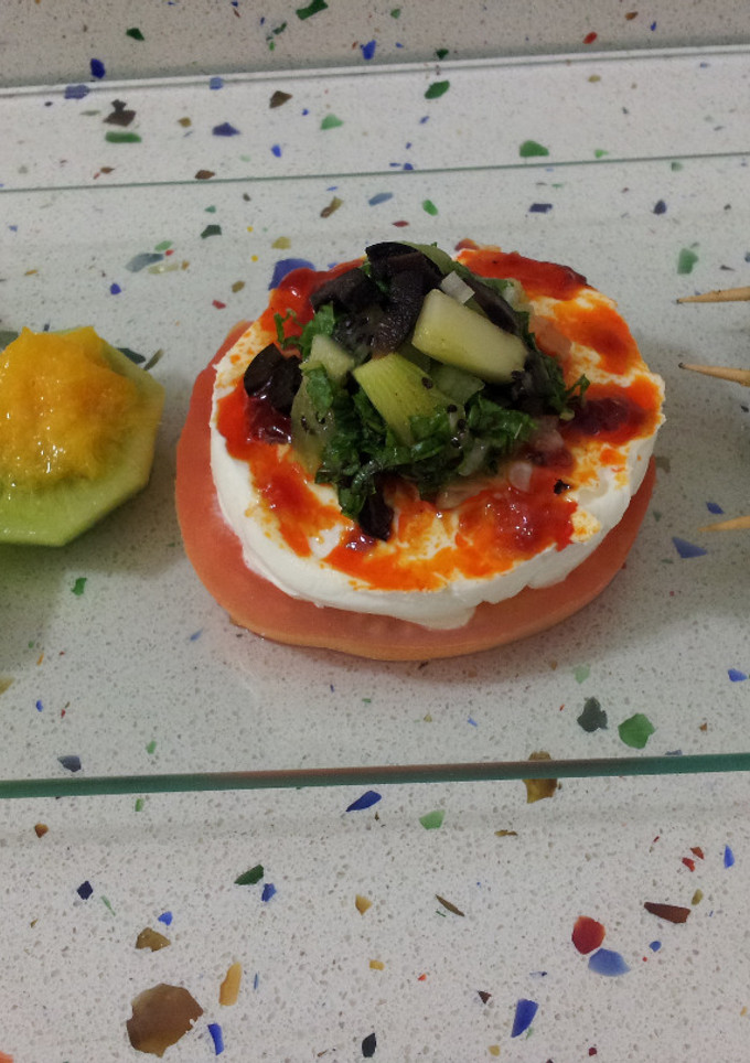 Una foto de Aperitivos salados y dulces