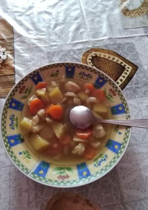 Zöldségleves recept fotója