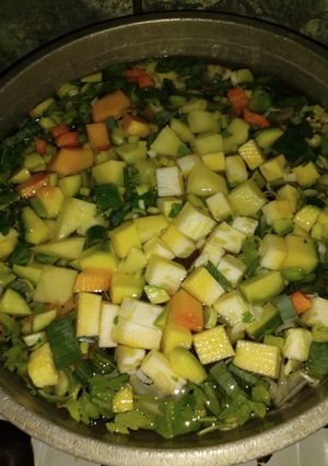 Una foto de Sopa de verduras