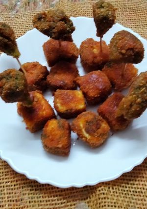 A picture of Broccoli and Paneer Masala Crispy Bites.