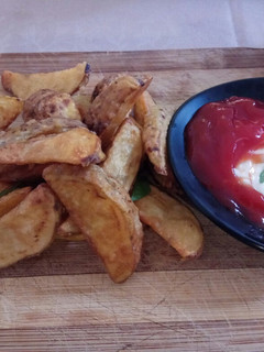 Foto resep Potato wedges, kentang goreng kulit