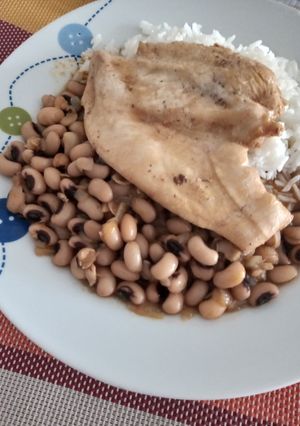 Una foto de Frijoles Castilla con filete