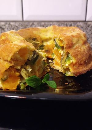 Una foto de Budín de verduras