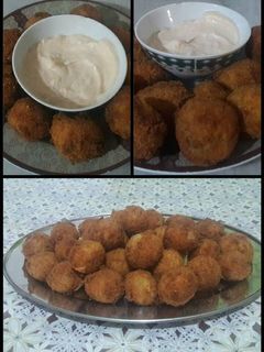 صورة لوصفة كرات البطاطا المقلية