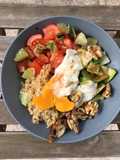 Salada Asiática com Quinoa