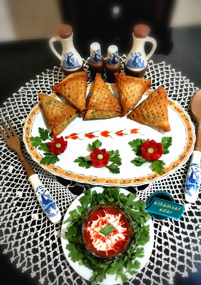 عکسی از دستور سمبوسه الهام پز