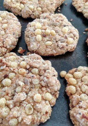 Una foto de Galletas de Coco Semillas y Avena