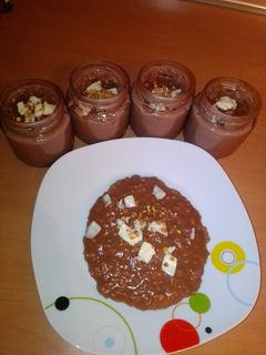 Una foto de Arroz con leche al chocolate en MC