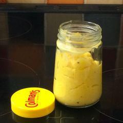 A picture of Homemade mayonnaise.