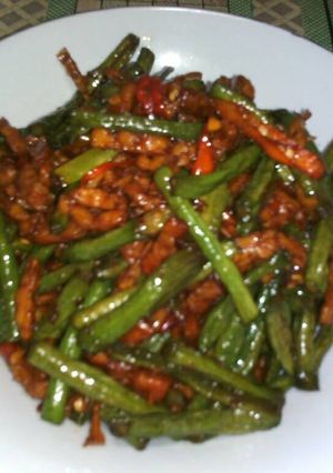 Foto resep Oseng tempe n kacang panjang