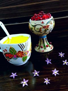 عکسی از دستور شیر زردچوبه