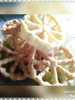 Foto resep Kembang goyang wijen