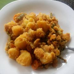A picture of Potato beans.