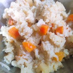 Veg Pulao for toddler 2 year old baby A picture of Veg Pulao for toddler 2 year old baby.