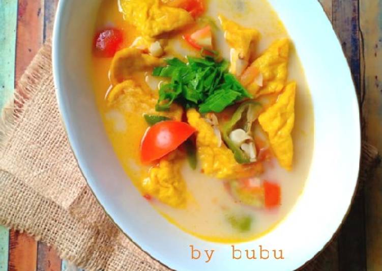 Resep Sayur lodeh tahu fiber creme yang Menggugah Selera