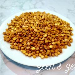 A picture of Oven Roasted Bengal Gram or Chana Daal.