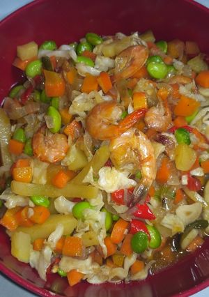 Foto resep Tumis pelangi