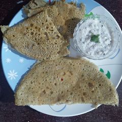Jowar dosa A picture of Jowar dosa.