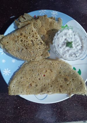 A picture of Jowar dosa.