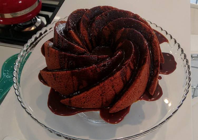 Bolo de chocolate simples