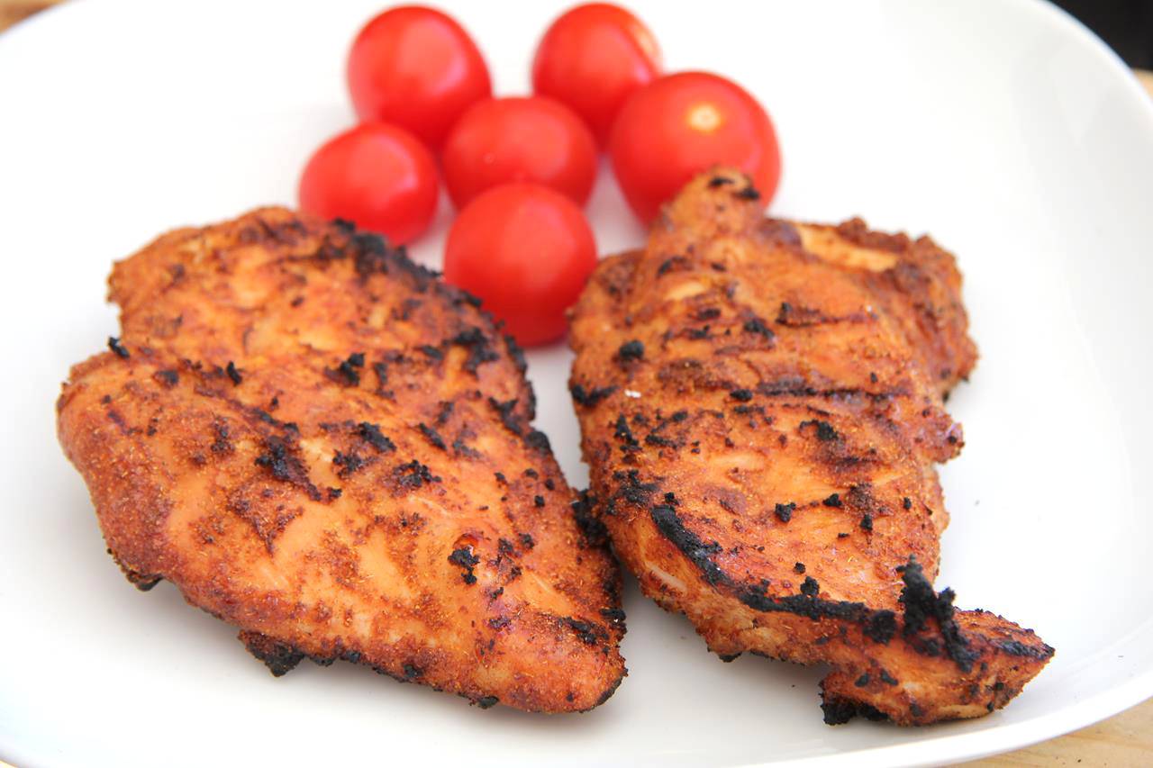 Grillezett csirkemell szárazpácban recept recept fotó