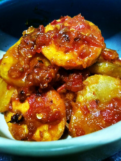 Foto resep Balado telur + kentang sederhana