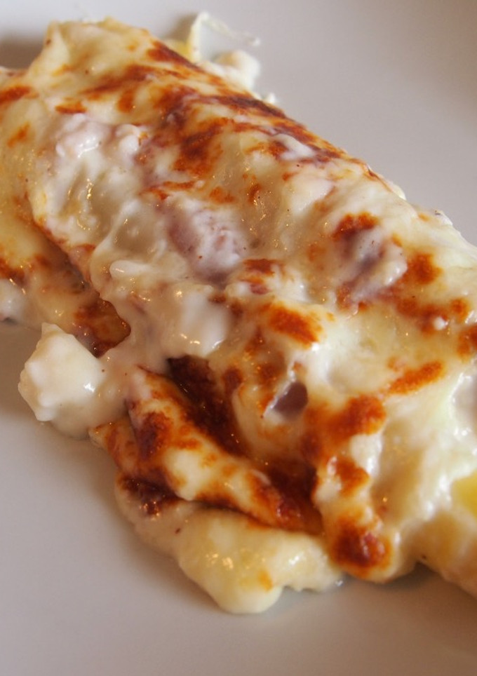 Una foto de Espárragos Blancos Naturales Gratinados