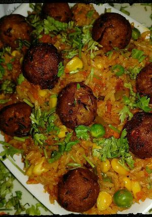 A picture of Kofta Fried Rice.