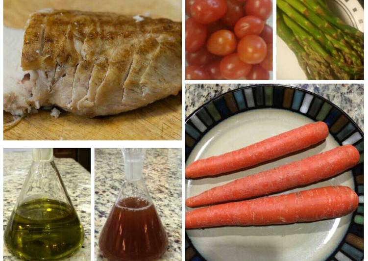 Steps to Prepare Speedy Balsamic Chicken and Veggies