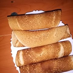 A picture of Sweet crepes #recipemarathon.