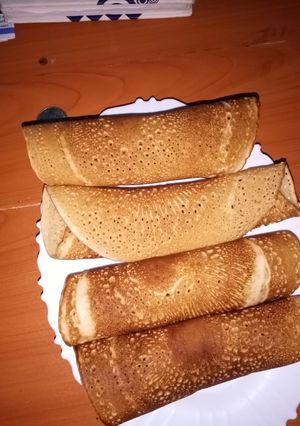 A picture of Sweet crepes #recipemarathon.