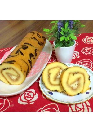 Foto resep Vanila Roll Cake (moist banget)