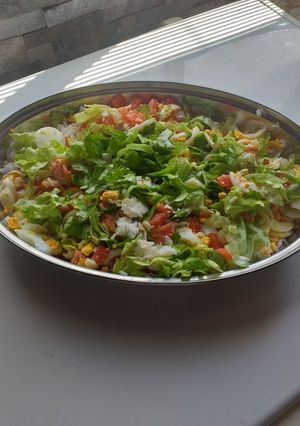 Una foto de Ensalada de estación