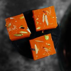 A picture of Orange halwa.