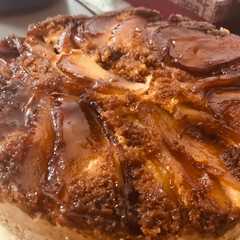 Foto principal de Torta de manzana invertida en licuadora