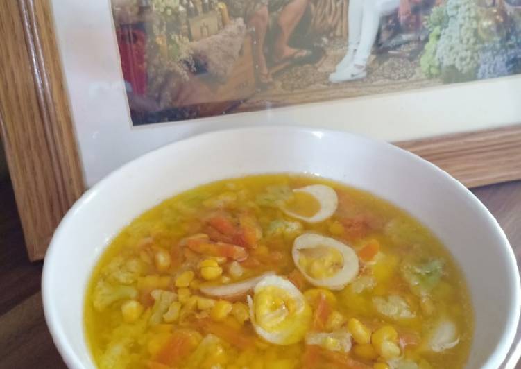 Resep Tumis jagung manis + telur puyuh (anak 1y), Lezat