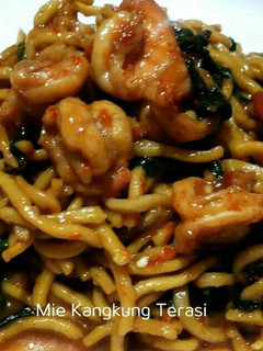 Foto resep Mie Kangkung Terasi