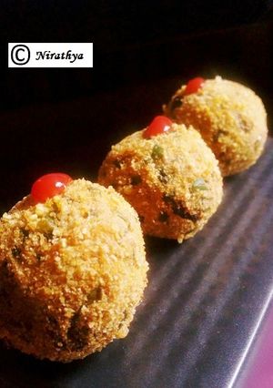 A picture of Tofu  Spinach  Balls.