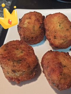 Una foto de Croquetas gourmet de espinacas