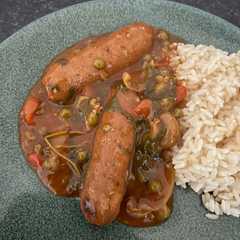 A picture of Sausage casserole.