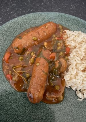 A picture of Sausage casserole.
