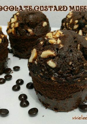 Foto resep Chocolate Custard Muffin