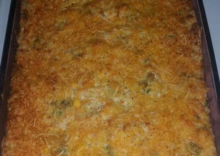 Easiest Way to Prepare Chicken, broccoli, and hashbrown casserole Appetizing