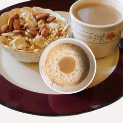 A picture of Wake up to hot frothing Chocolate Coffee.
