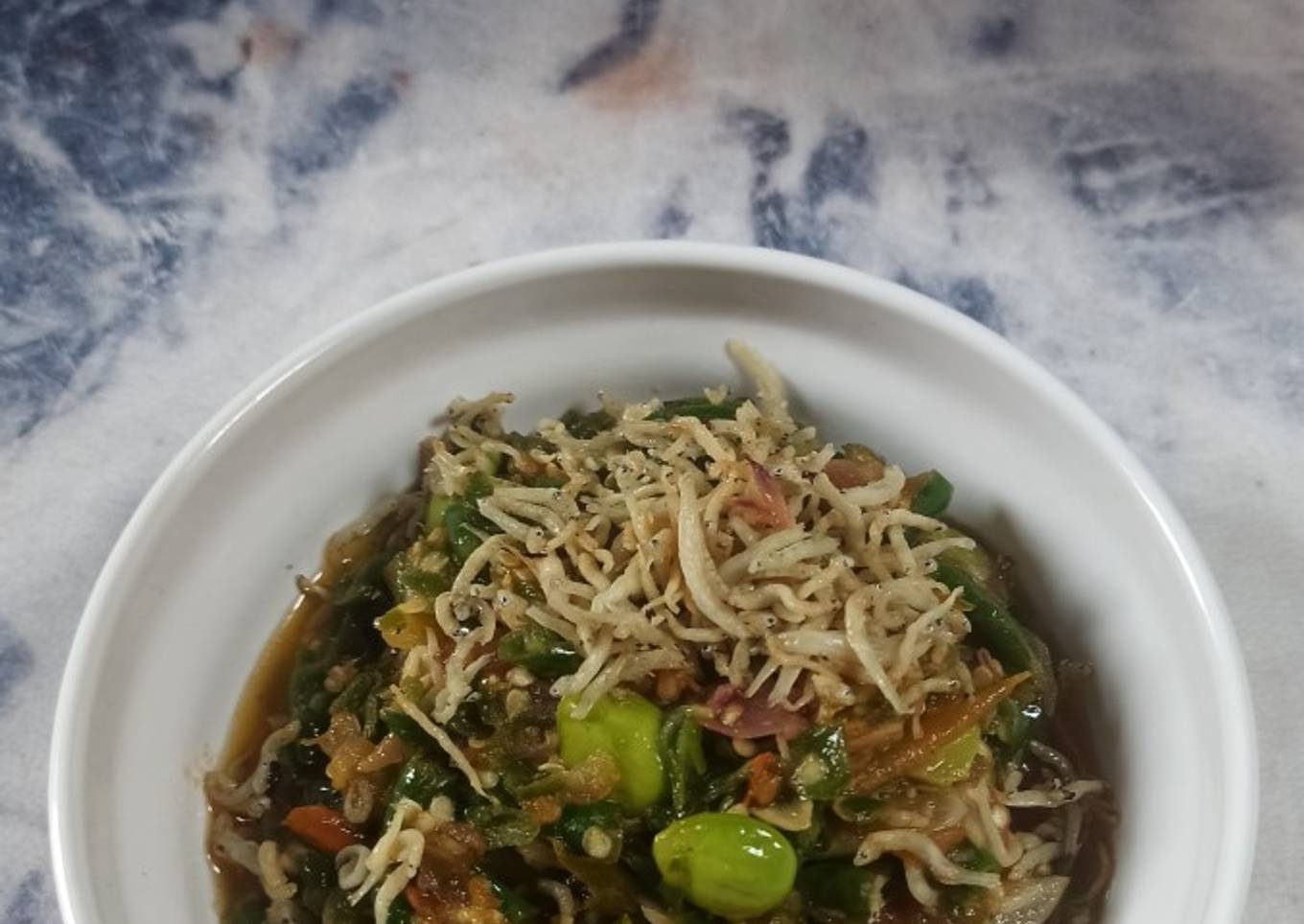 Sambalado Hijau Ikan Teri