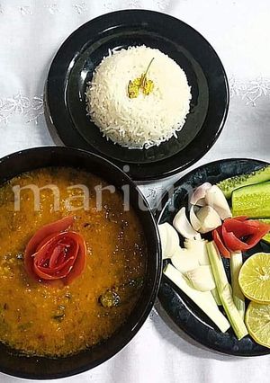 A picture of Dal chawal 🍲🍚.