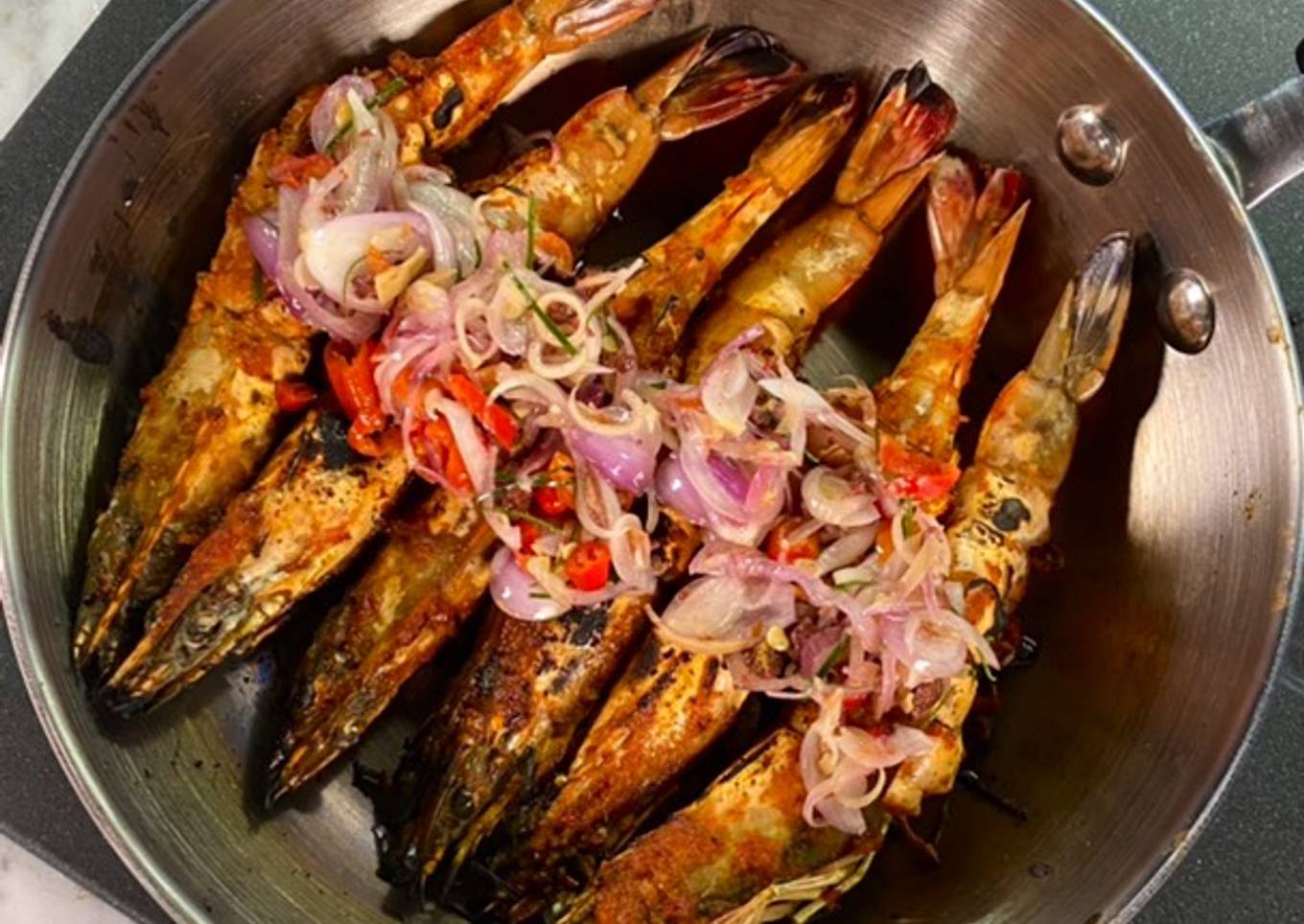 Udang goreng sambal sore