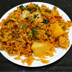 A picture of Vegetable Pulao.