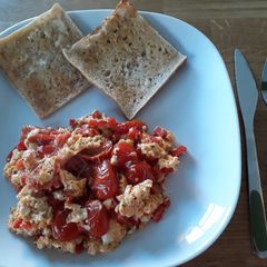 A picture of Messy Eggs (from Louise Parker Method).